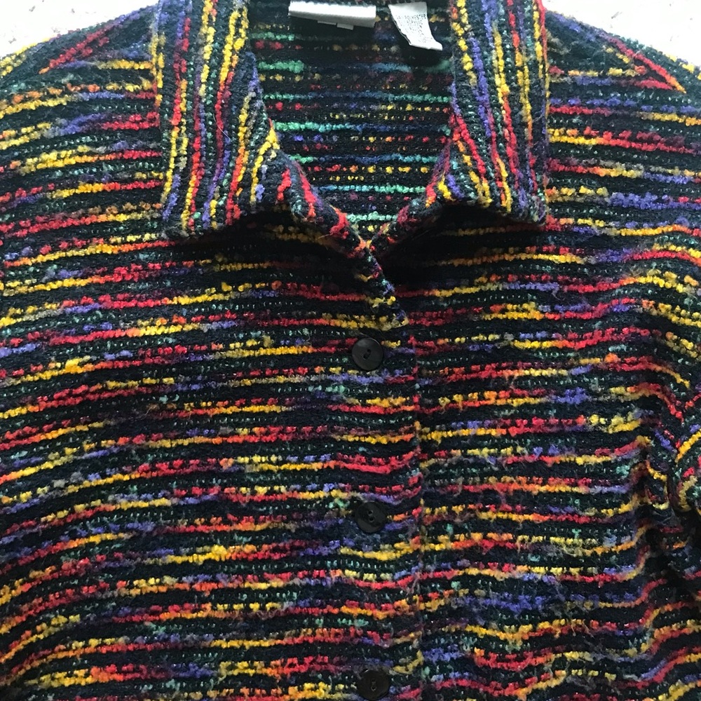 Chico’s Multi-color Jacket Size 1 - Picture 3 of 14